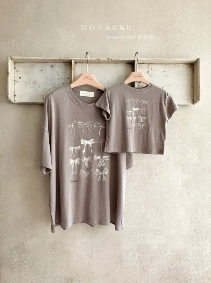 Monbebe - Korean Children Fashion - #minifashionista - Ribbon Tee - 6