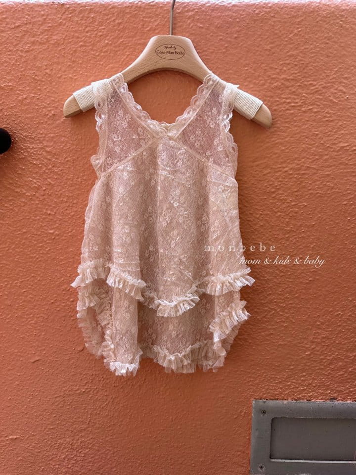 Monbebe - Korean Children Fashion - #magicofchildhood - More Lace One-Piece - 4
