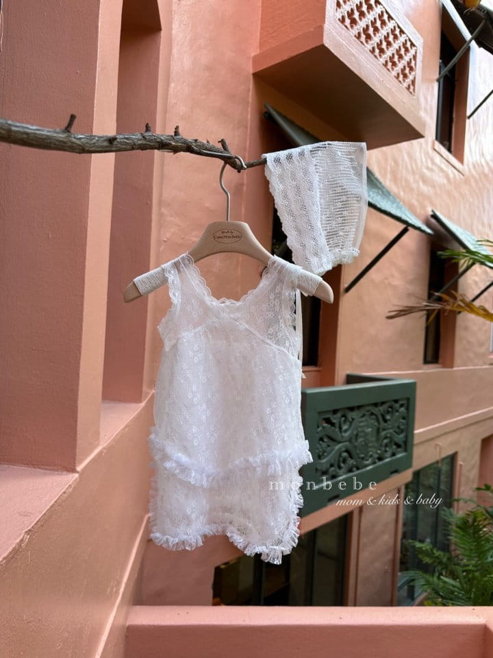 Monbebe - Korean Children Fashion - #prettylittlegirls - More Lace One-Piece - 5