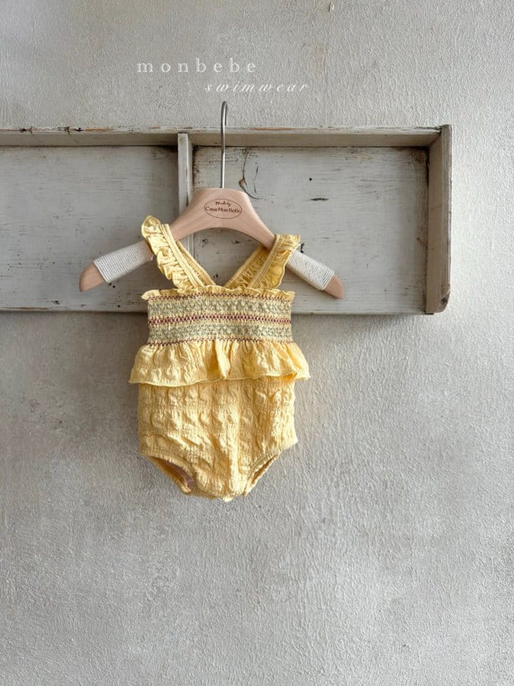 Monbebe - Korean Children Fashion - #todddlerfashion - Luni Smoke Swim Suit - 11