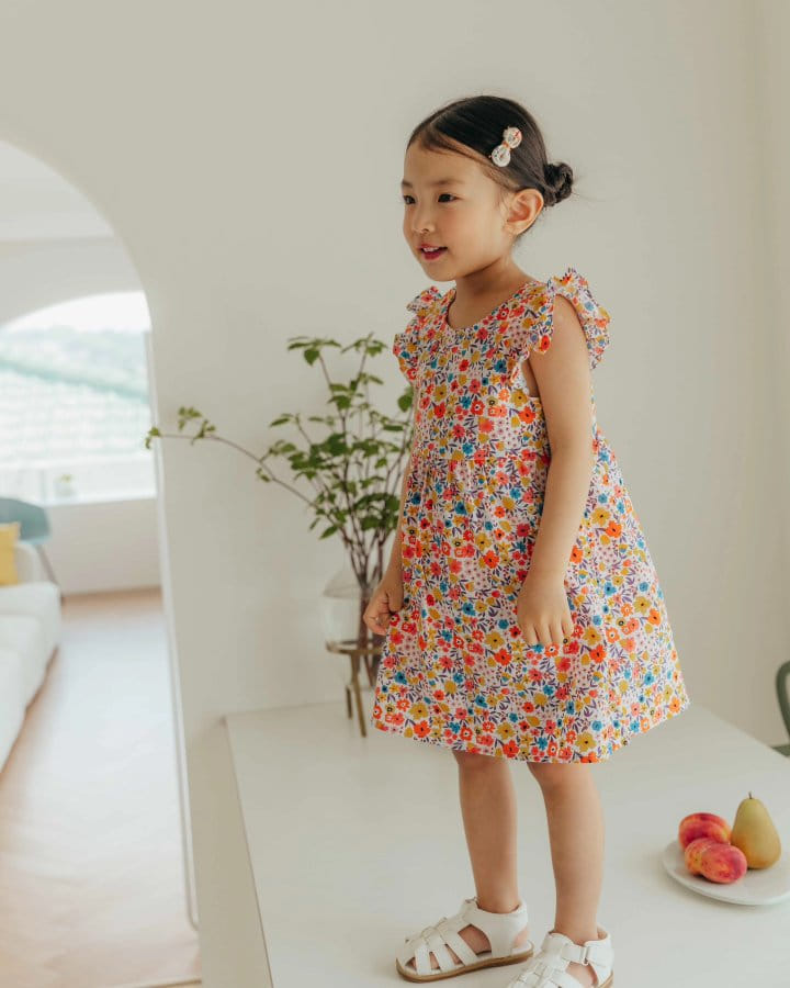 Moncher Chouchou - Korean Children Fashion - #childofig - Lesia Frill One-Piece - 8