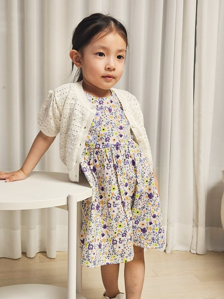 Moncher Chouchou - Korean Children Fashion - #childofig - Roel Scaci Short Sleeve Cardigan - 5