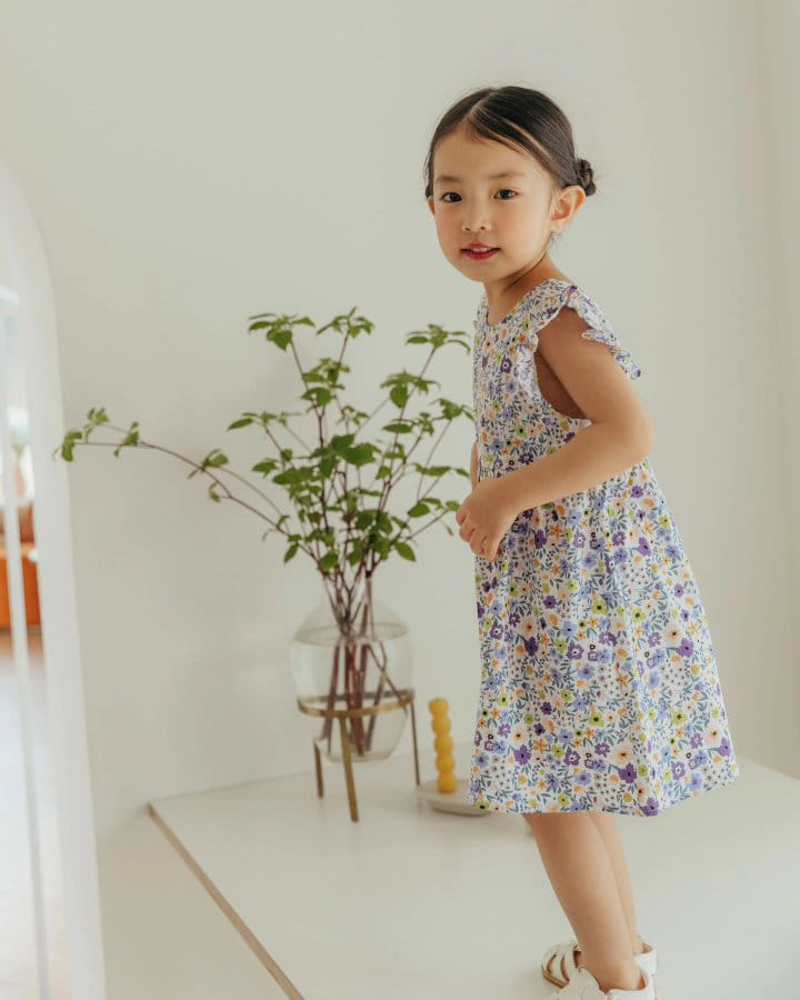 Moncher Chouchou - Korean Children Fashion - #kidzfashiontrend - Lesia Frill One-Piece