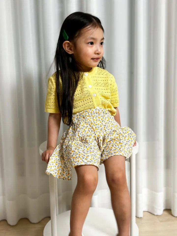 Moncher Chouchou - Korean Children Fashion - #magicofchildhood - Roel Scaci Short Sleeve Cardigan