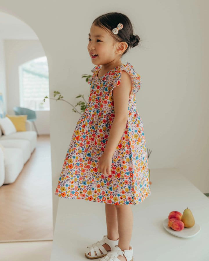 Moncher Chouchou - Korean Children Fashion - #prettylittlegirls - Lesia Frill One-Piece - 6