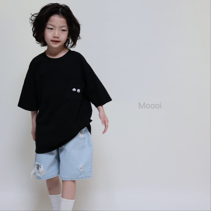 Mooi Store - Korean Children Fashion - #littlefashionista - Puppy Pocket Embroidery Tee - 2