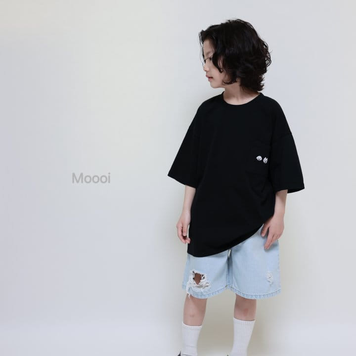 Mooi Store - Korean Children Fashion - #magicofchildhood - Puppy Pocket Embroidery Tee - 3