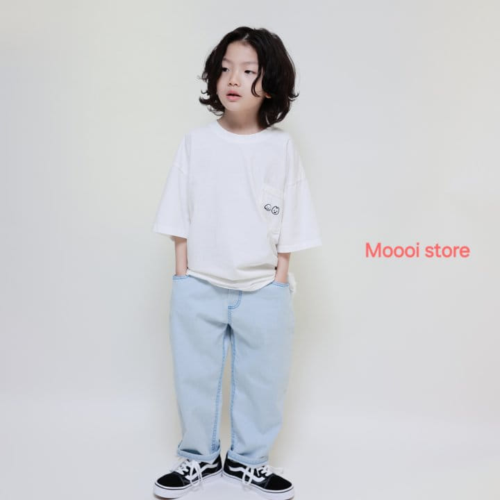 Mooi Store - Korean Children Fashion - #stylishchildhood - Puppy Pocket Embroidery Tee - 8