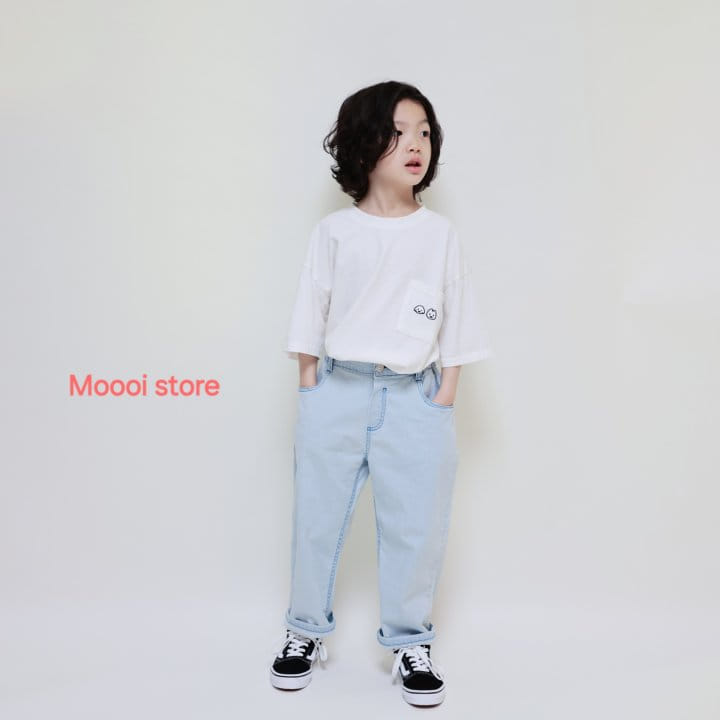 Mooi Store - Korean Children Fashion - #toddlerclothing - Puppy Pocket Embroidery Tee - 7