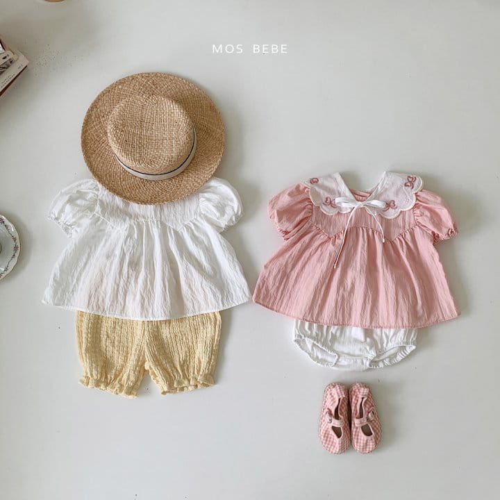 Mos Bebe - Korean Baby Fashion - #babyboutique - May Shirring Blouse - 9