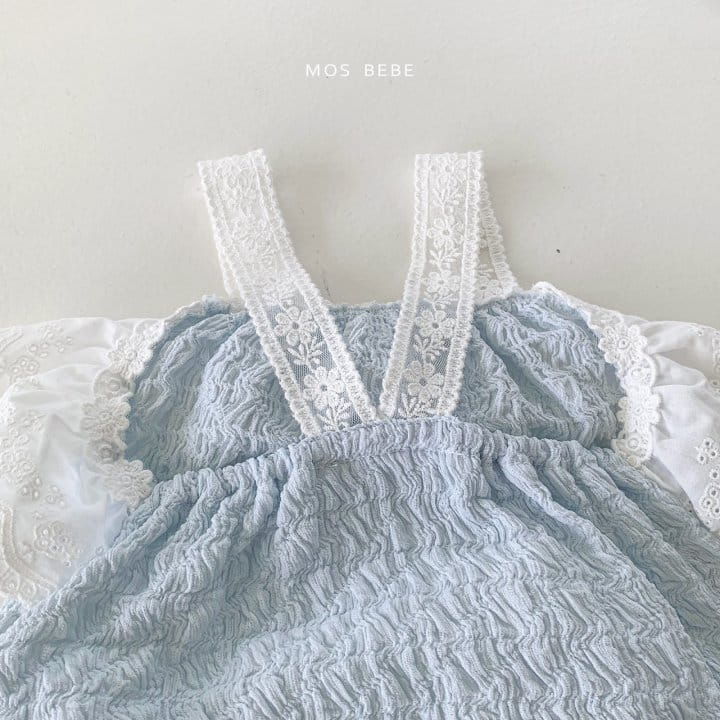 Mos Bebe - Korean Baby Fashion - #babyboutiqueclothing - Angel Lace Body Suit - 7