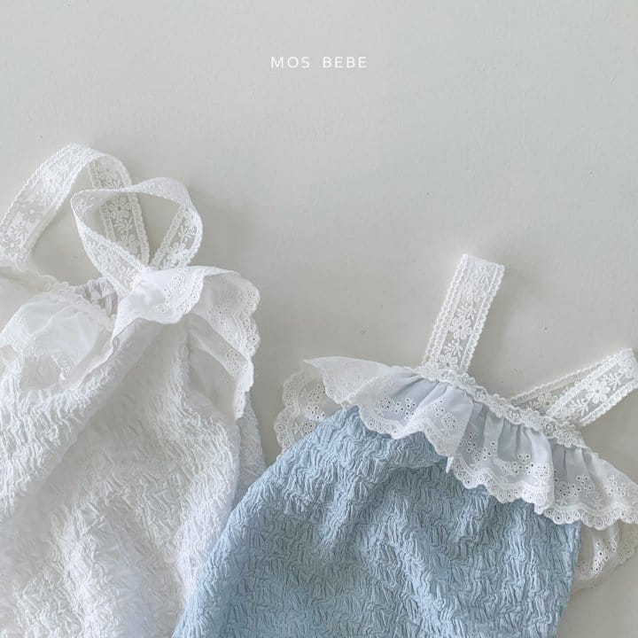 Mos Bebe - Korean Baby Fashion - #babyclothing - Angel Lace Body Suit - 8