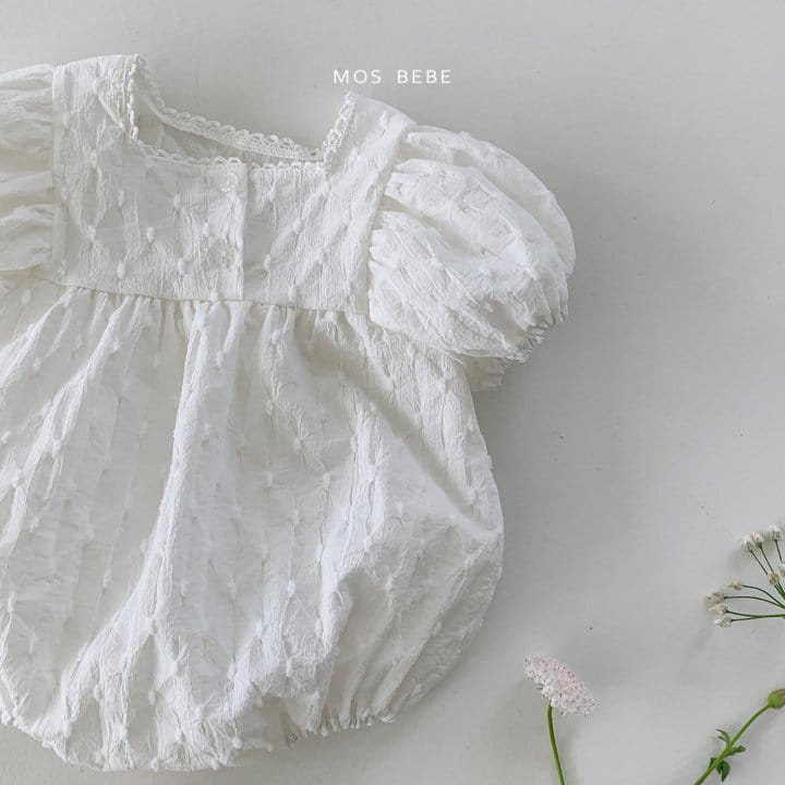 Mos Bebe - Korean Baby Fashion - #babyclothing - Lea Square Body Suit - 5