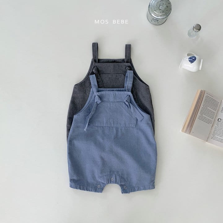 Mos Bebe - Korean Baby Fashion - #babyclothing - Picnic Dneim Dungarees  - 2