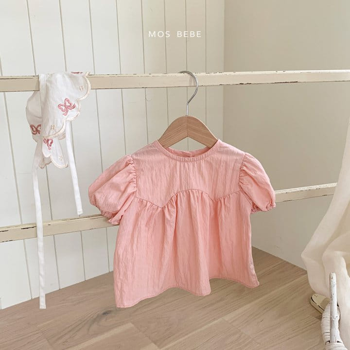 Mos Bebe - Korean Baby Fashion - #babyclothing - May Shirring Blouse - 11