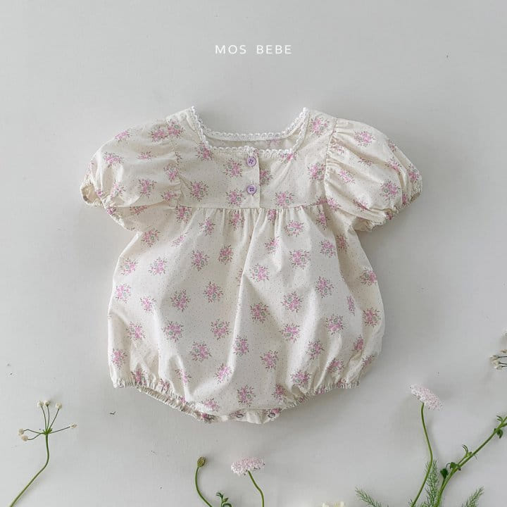 Mos Bebe - Korean Baby Fashion - #babyfashion - Lea Square Body Suit - 6