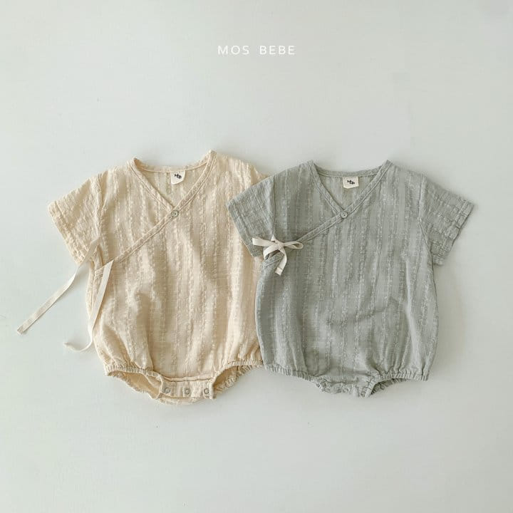 Mos Bebe - Korean Baby Fashion - #babyfashion - Yukata Body Suit - 2