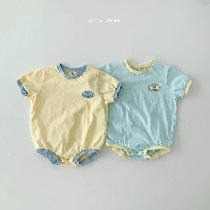 Mos Bebe - Korean Baby Fashion - #babyfever - Thanks Bear Body Suit - 2