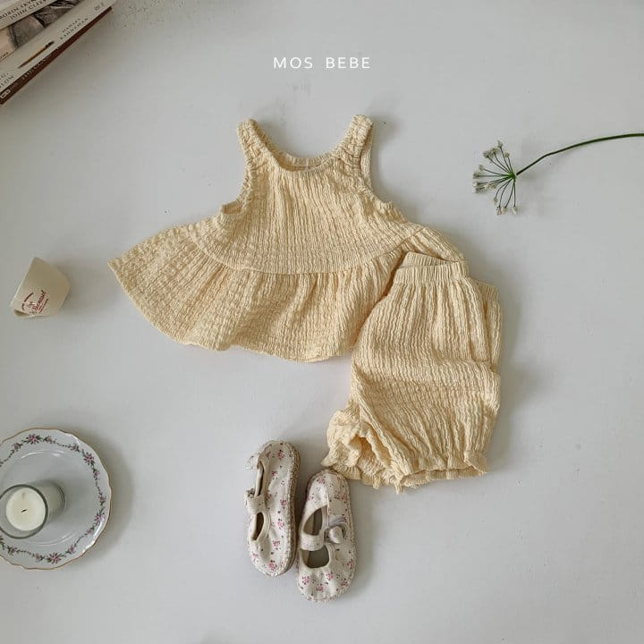 Mos Bebe - Korean Baby Fashion - #babyfever - Cotton Candy Top Bottom Set - 2