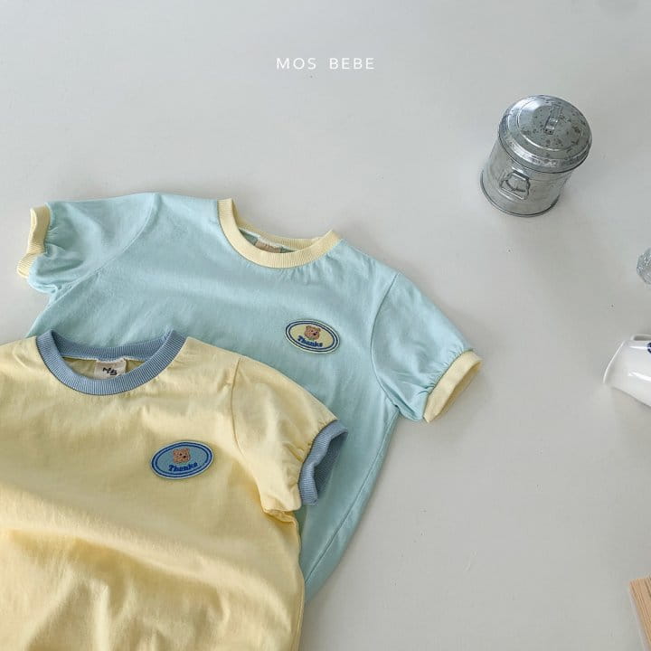 Mos Bebe - Korean Baby Fashion - #babygirlfashion - Thanks Bear Body Suit - 3