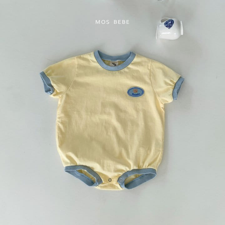 Mos Bebe - Korean Baby Fashion - #babygirlfashion - Thanks Bear Body Suit - 4