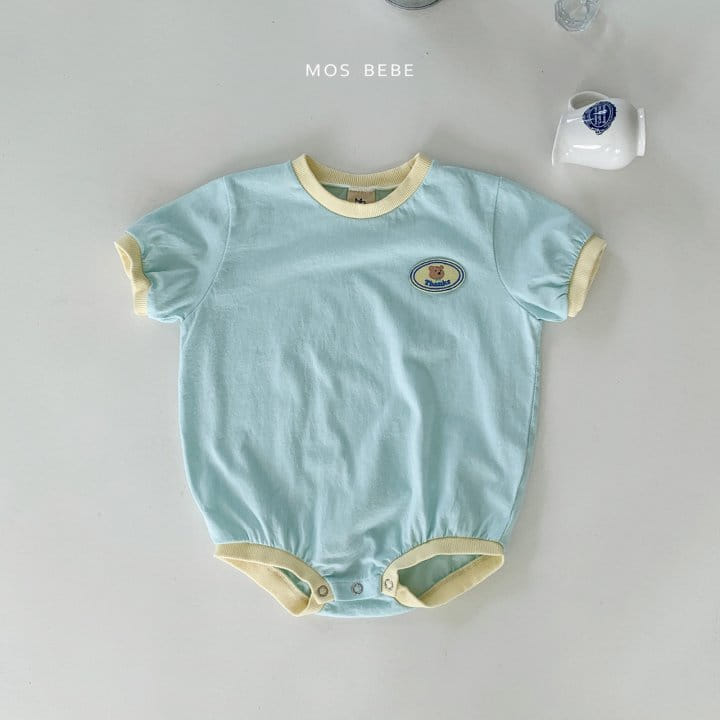Mos Bebe - Korean Baby Fashion - #babyoninstagram - Thanks Bear Body Suit - 5
