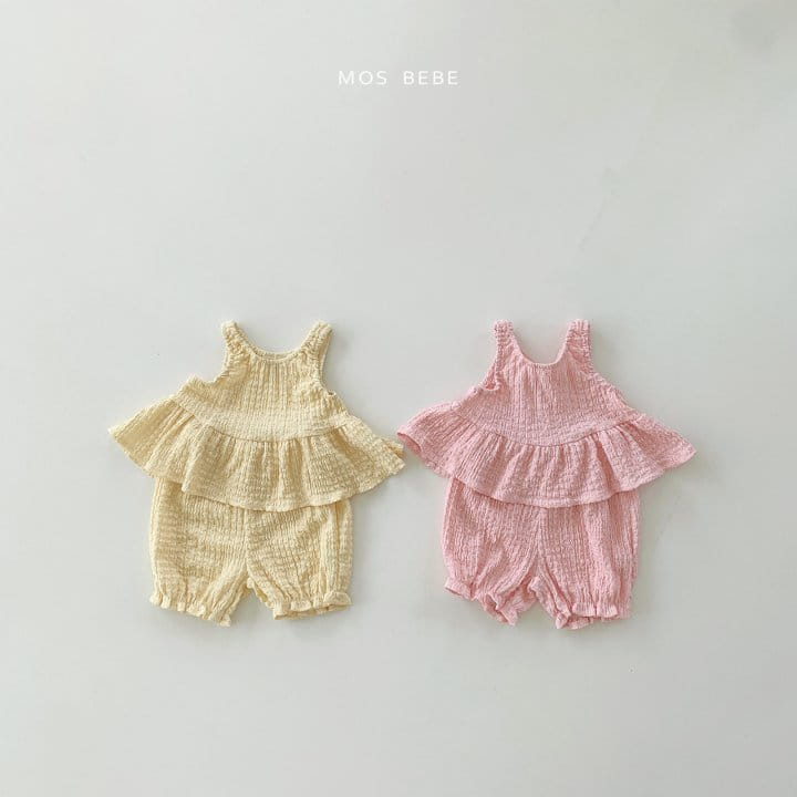 Mos Bebe - Korean Baby Fashion - #babyoninstagram - Cotton Candy Top Bottom Set - 5