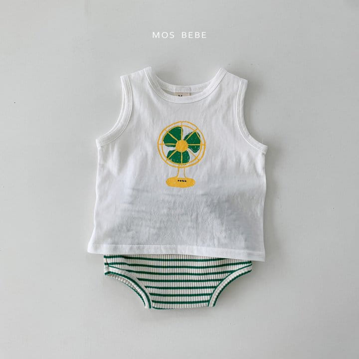 Mos Bebe - Korean Baby Fashion - #babyootd - Fan Top Bottom Set - 9