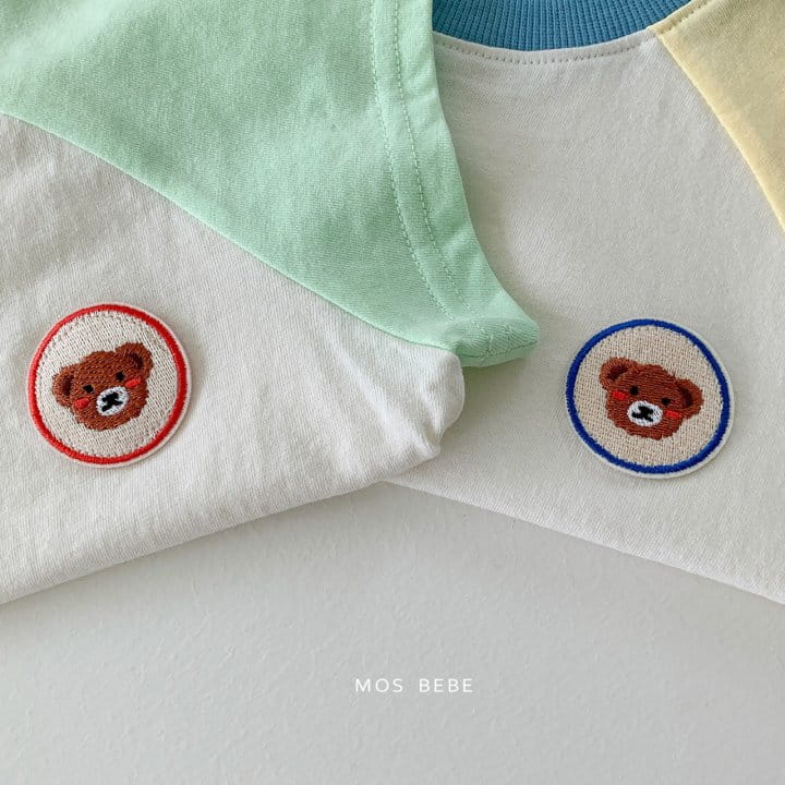 Mos Bebe - Korean Baby Fashion - #babyootd - Ruddily Bear Color Top Bottom Set - 8