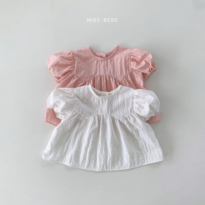 Mos Bebe - Korean Baby Fashion - #babyootd - May Shirring Blouse - 2