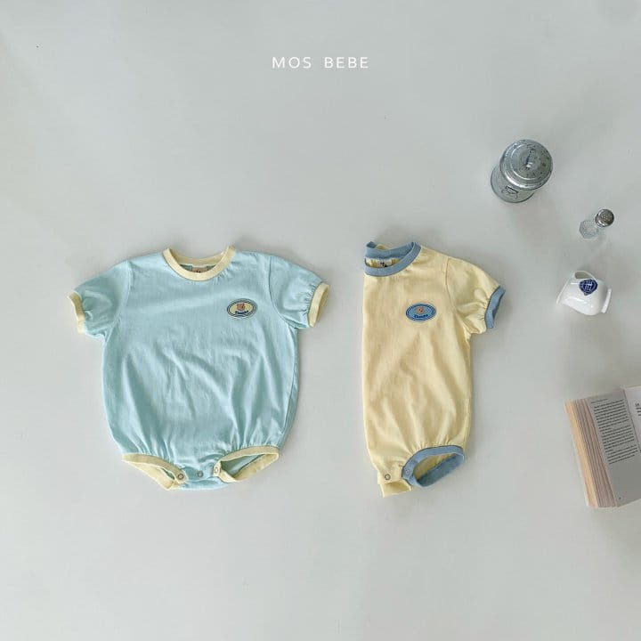 Mos Bebe - Korean Baby Fashion - #babyoutfit - Thanks Bear Body Suit - 8