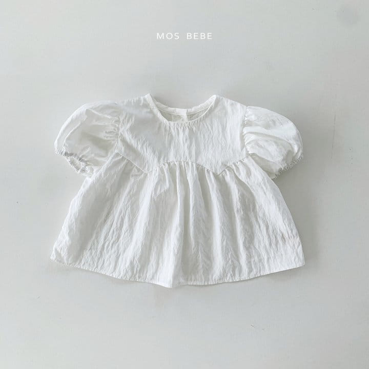 Mos Bebe - Korean Baby Fashion - #babyoutfit - May Shirring Blouse - 3