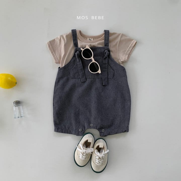 Mos Bebe - Korean Baby Fashion - #babywear - Picnic Dneim Dungarees  - 11