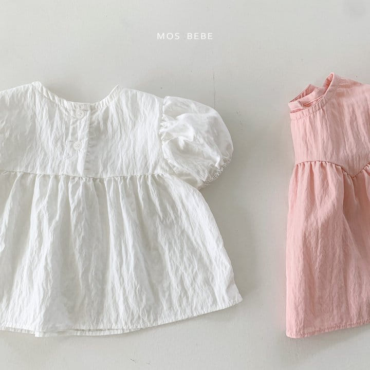 Mos Bebe - Korean Baby Fashion - #onlinebabyboutique - May Shirring Blouse - 6