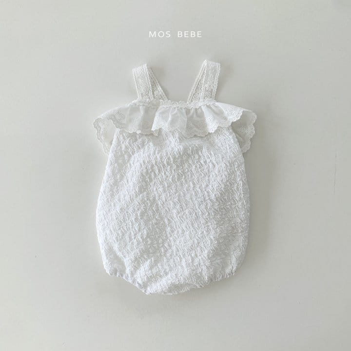 Mos Bebe - Korean Baby Fashion - #onlinebabyboutique - Angel Lace Body Suit - 4