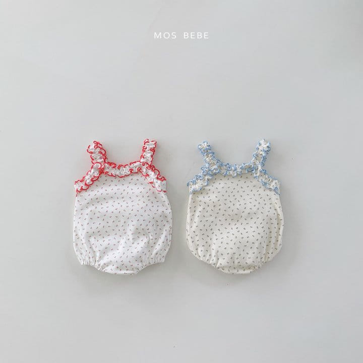 Mos Bebe - Korean Baby Fashion - #onlinebabyshop - Lavender Frill Body Suit  - 3