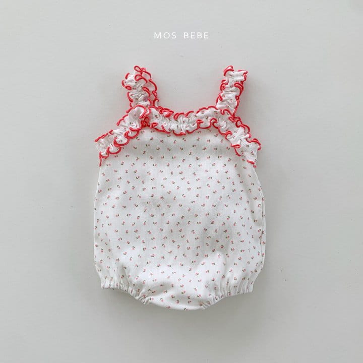 Mos Bebe - Korean Baby Fashion - #onlinebabyshop - Lavender Frill Body Suit  - 4