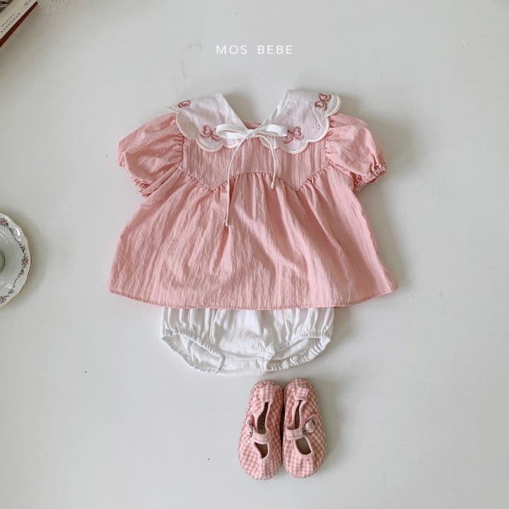 Mos Bebe - Korean Baby Fashion - #smilingbaby - May Shirring Blouse - 8