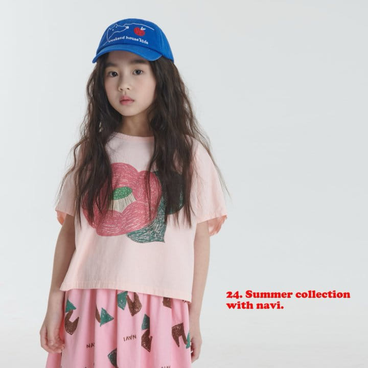 Navi - Korean Children Fashion - #prettylittlegirls - Crape Myrtle Tee - 4