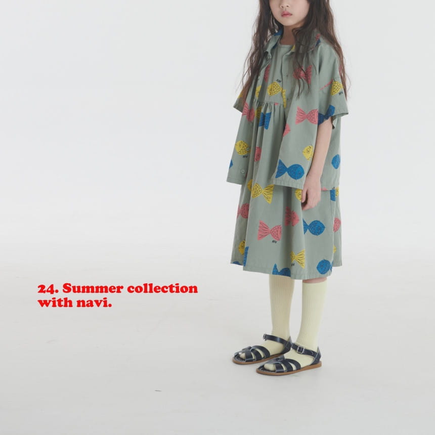 Navi - Korean Children Fashion - #childofig - Fish One-Piece - 9