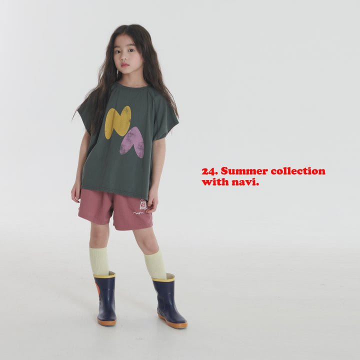 Navi - Korean Children Fashion - #prettylittlegirls - Clip Tee - 4