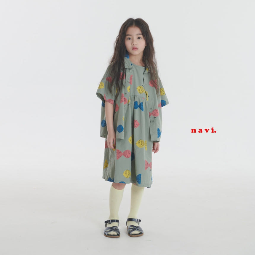 Navi - Korean Children Fashion - #childrensboutique - Fish One-Piece - 10