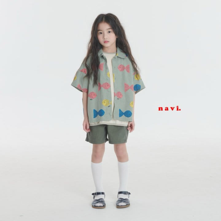 Navi - Korean Children Fashion - #designkidswear - Dobi Shorts - 5