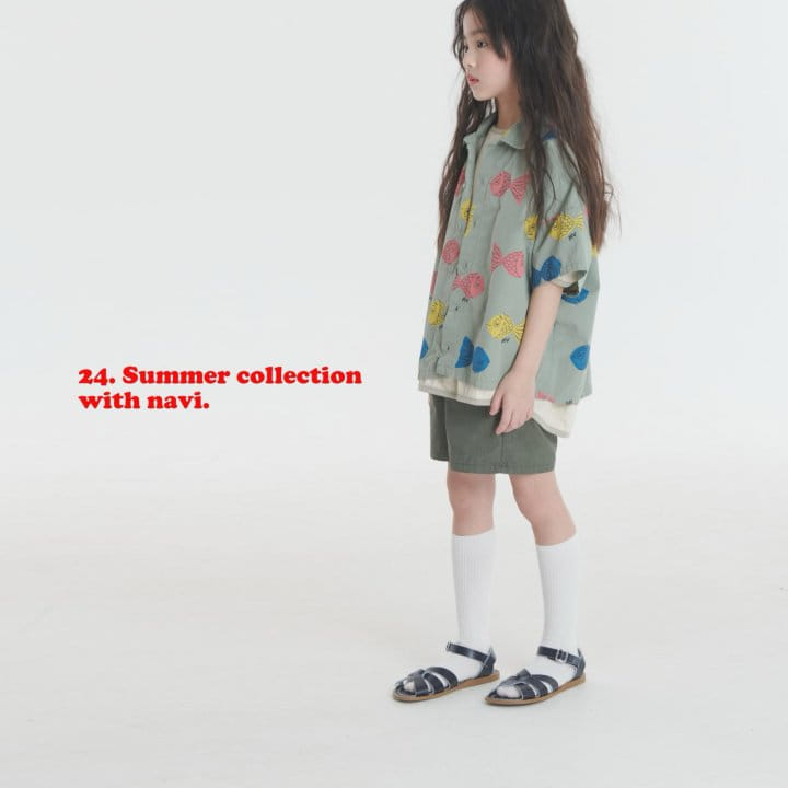 Navi - Korean Children Fashion - #discoveringself - Dobi Shorts - 6