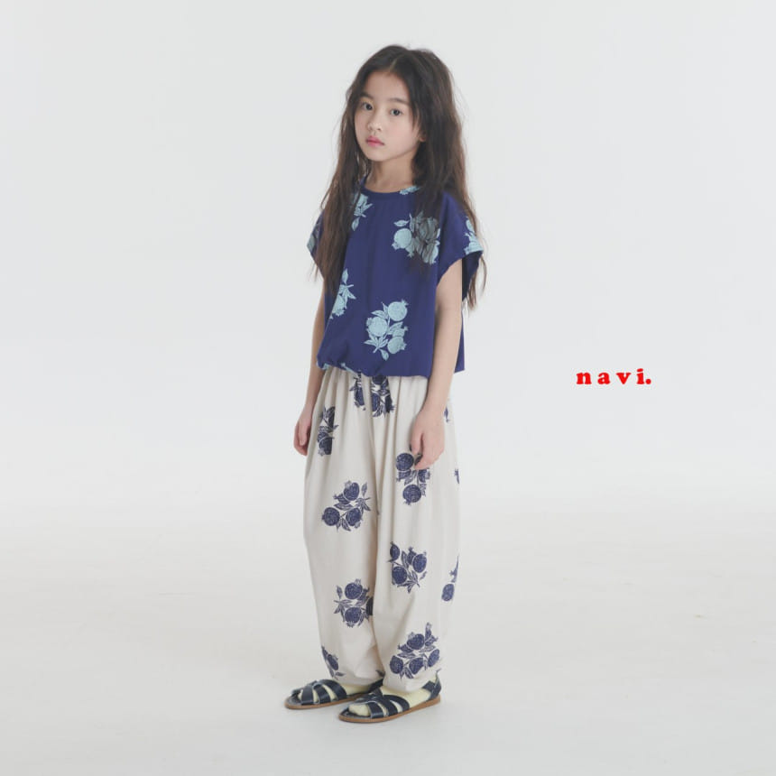 Navi - Korean Children Fashion - #kidsshorts - Pomegranate Tee - 7