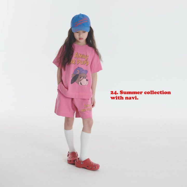 Navi - Korean Children Fashion - #littlefashionista - Puppy Tee - 4