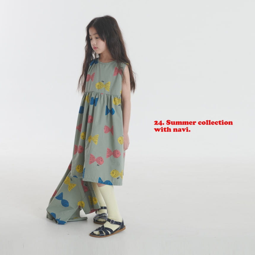 Navi - Korean Children Fashion - #prettylittlegirls - Fish One-Piece - 5