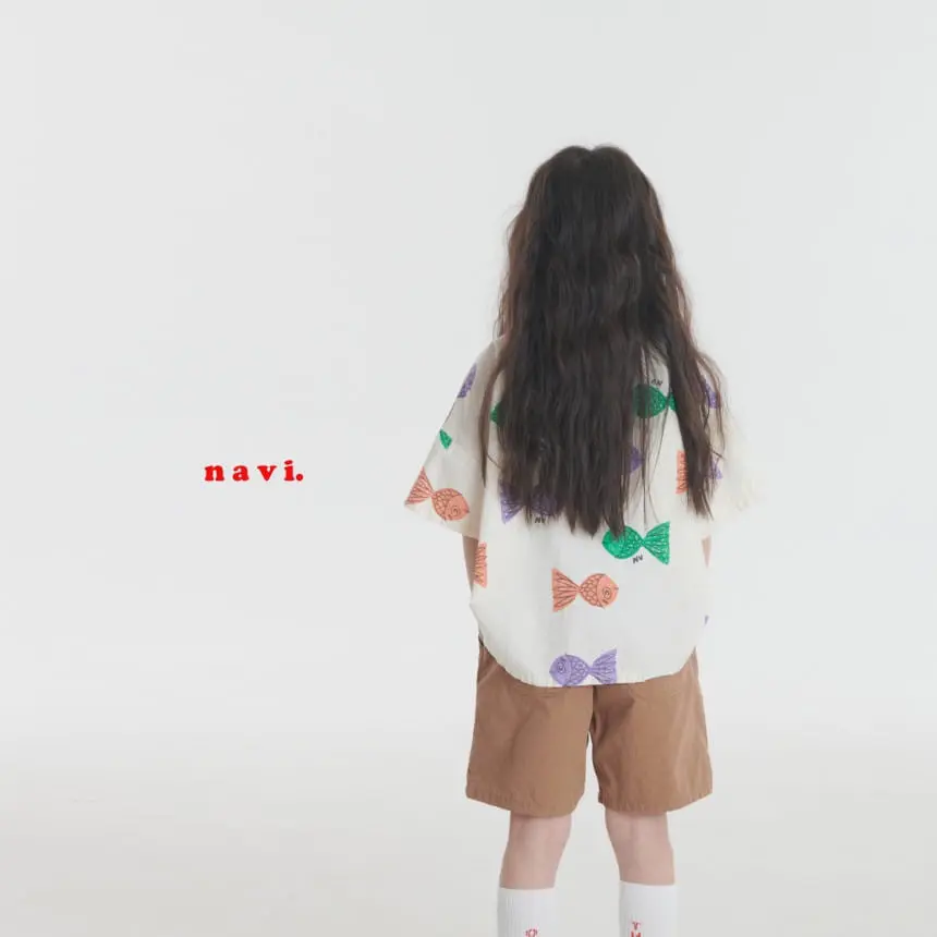 Navi - Korean Children Fashion - #minifashionista - Fish Shirt - 4