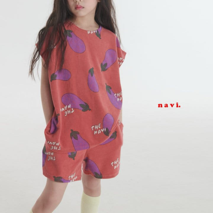 Navi - Korean Children Fashion - #stylishchildhood - Eggplant Tee - 11