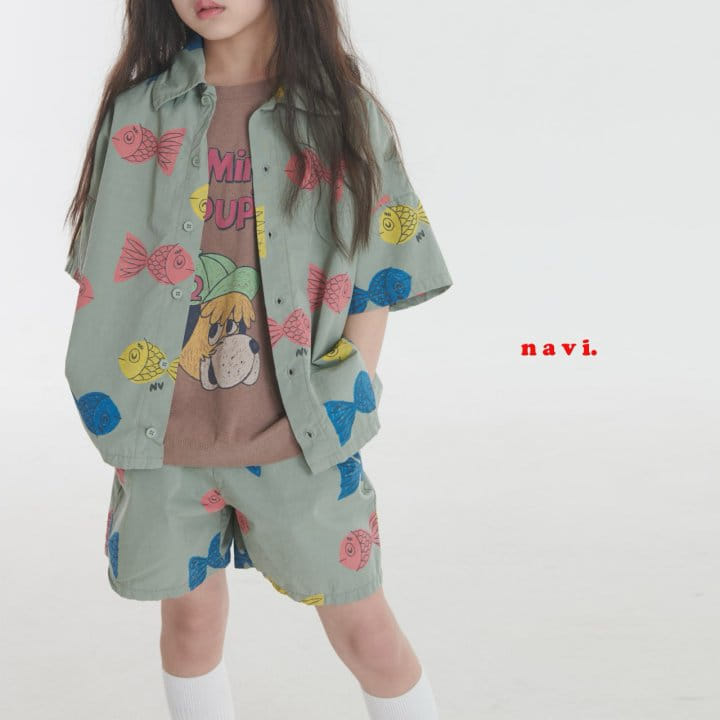 Navi - Korean Children Fashion - #todddlerfashion - Puppy Tee - 7